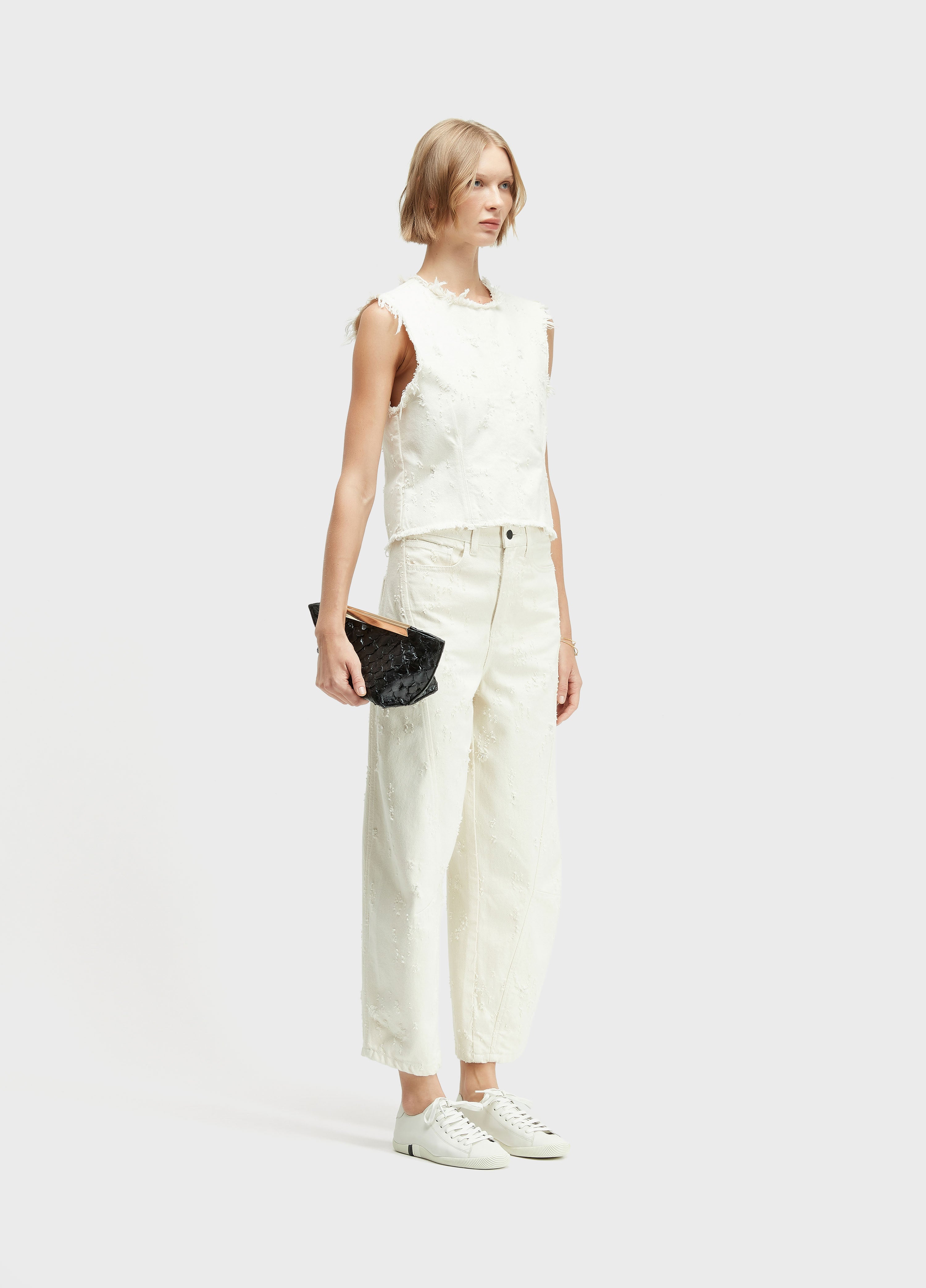BLUSA SLEEVELESS DENIN TEXTURE