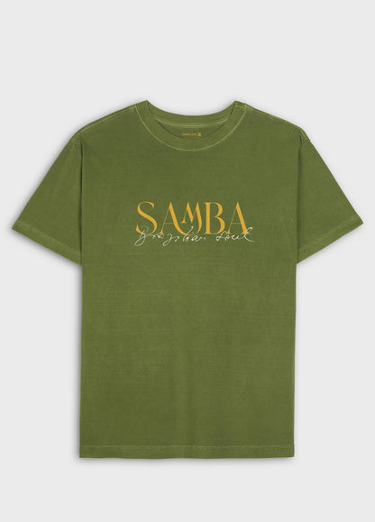 T-SHIRT STONE SAMBA SERIFADO MC