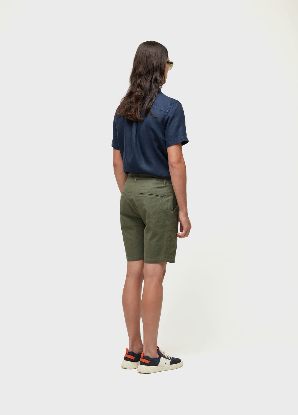 BERMUDA ALFAIATARIA BASIC LINEN