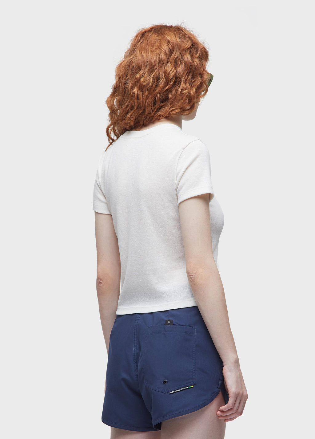 BABY TEE FEM SOFT RIB OFF-WHITE