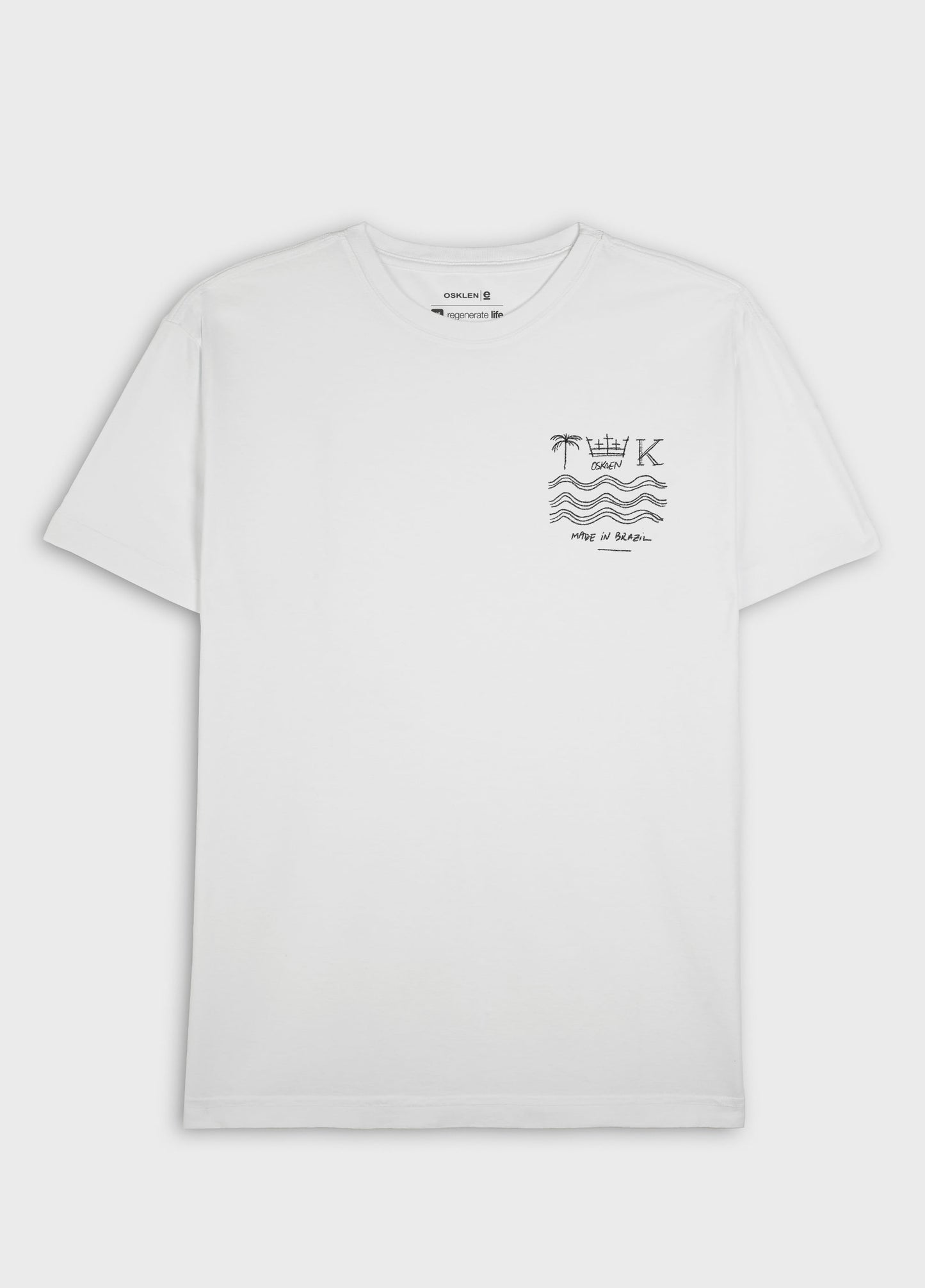 T-SHIRT STONE BRASÃO NAIVE MC