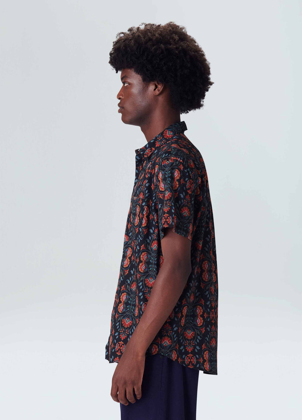 CAMISA TAJ MC PRETO/VERMELHO