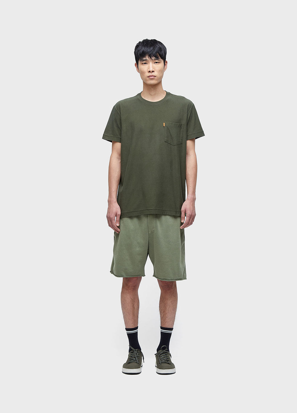 T-SHIRT WASHED POCKET SPOT MC