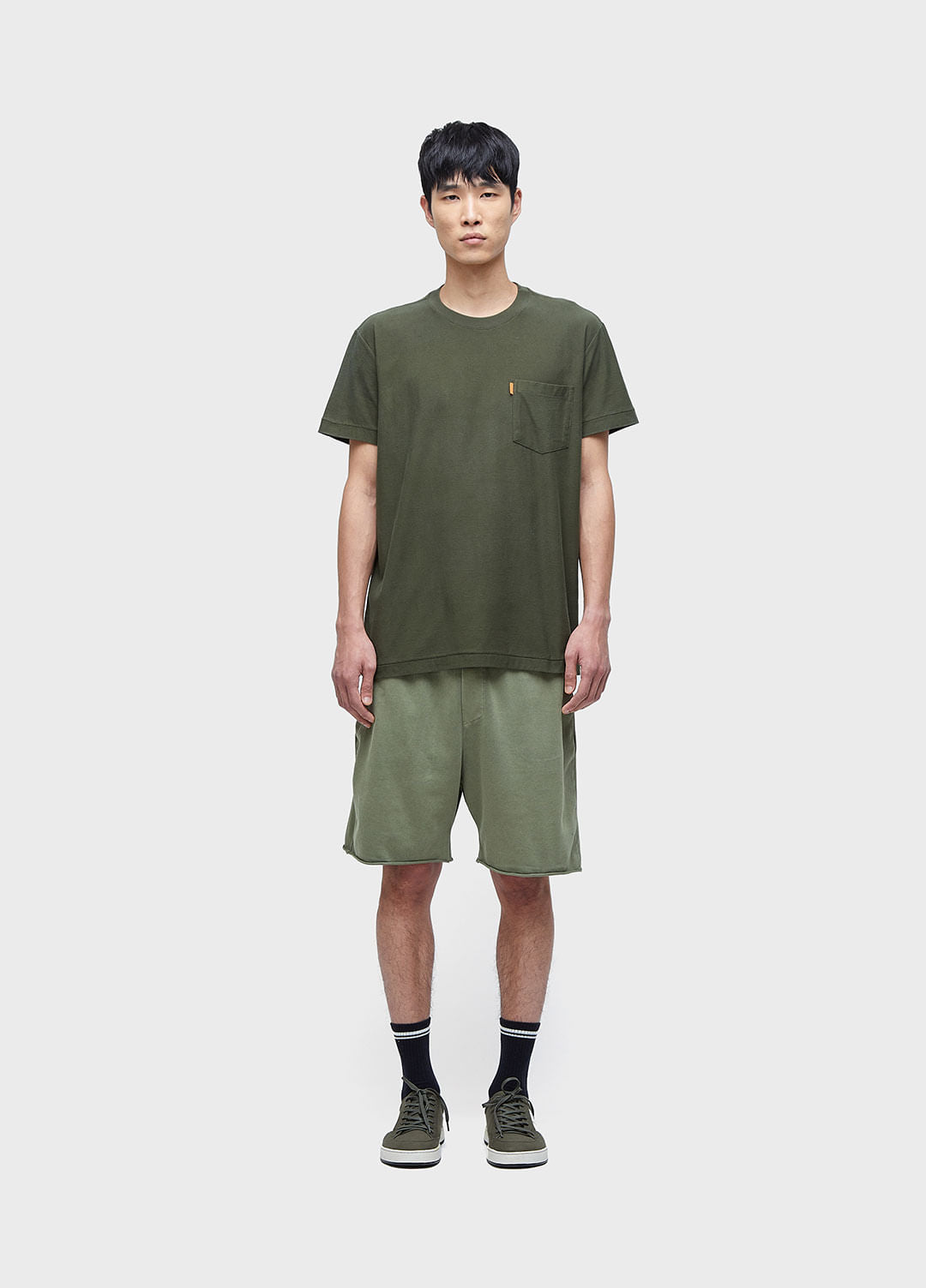 T-SHIRT WASHED POCKET SPOT MC