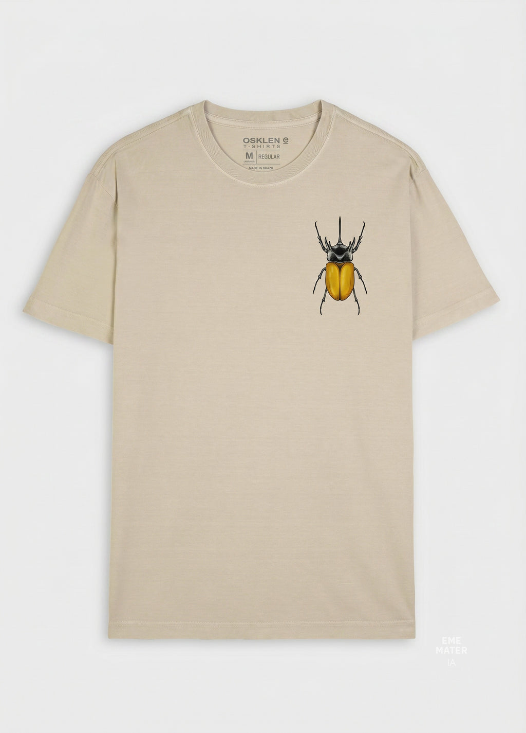 T-SHIRT REGULAR STONE YELLOW BUG MC
