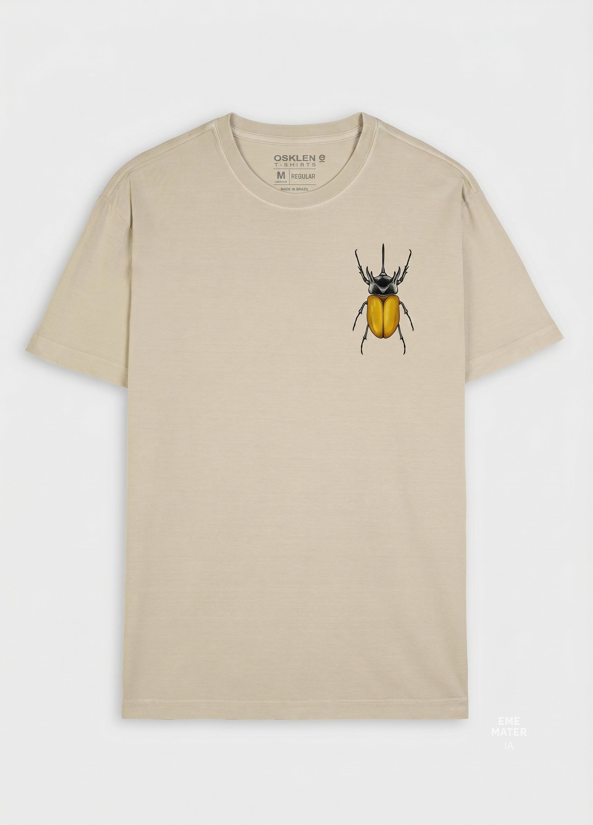 T-SHIRT REGULAR STONE YELLOW BUG MC