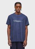 T-SHIRT DOUBLE WATERCOLOR FISH MC MARINHO