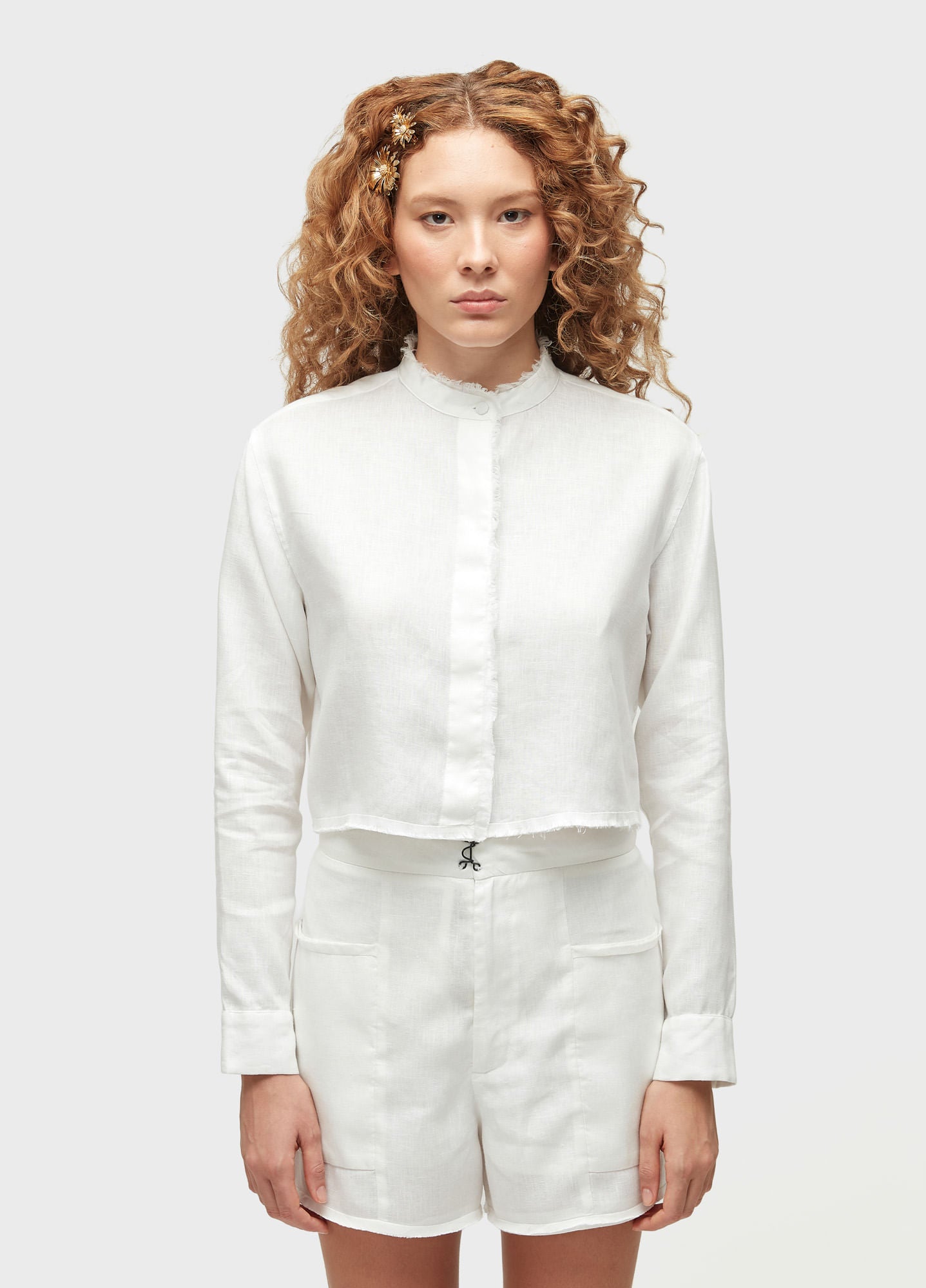 CAMISA ML CURTA DESFIADO LINEN