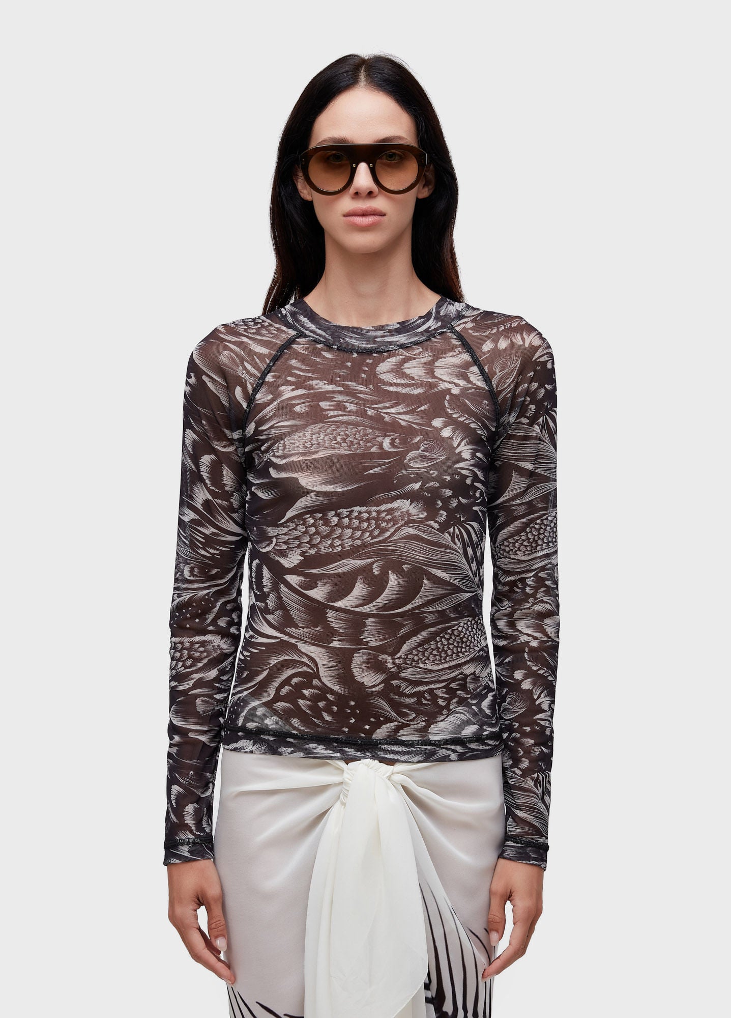 BLUSA ML TULE PIRARUCU TRACE