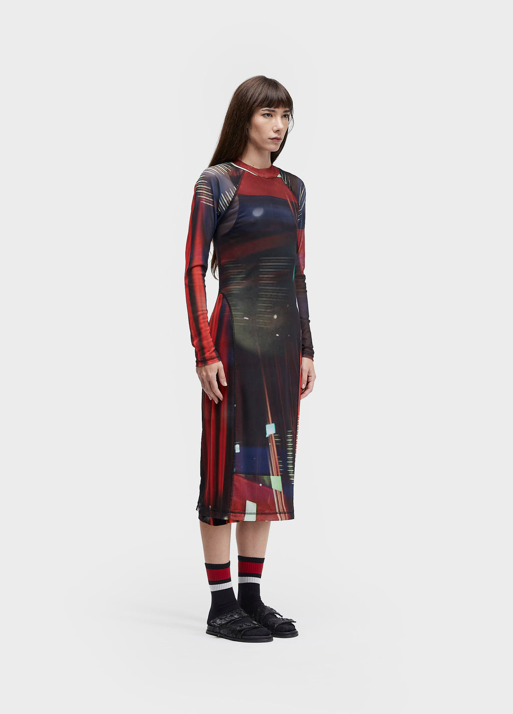 VESTIDO ML TULE SURFING THE CITY