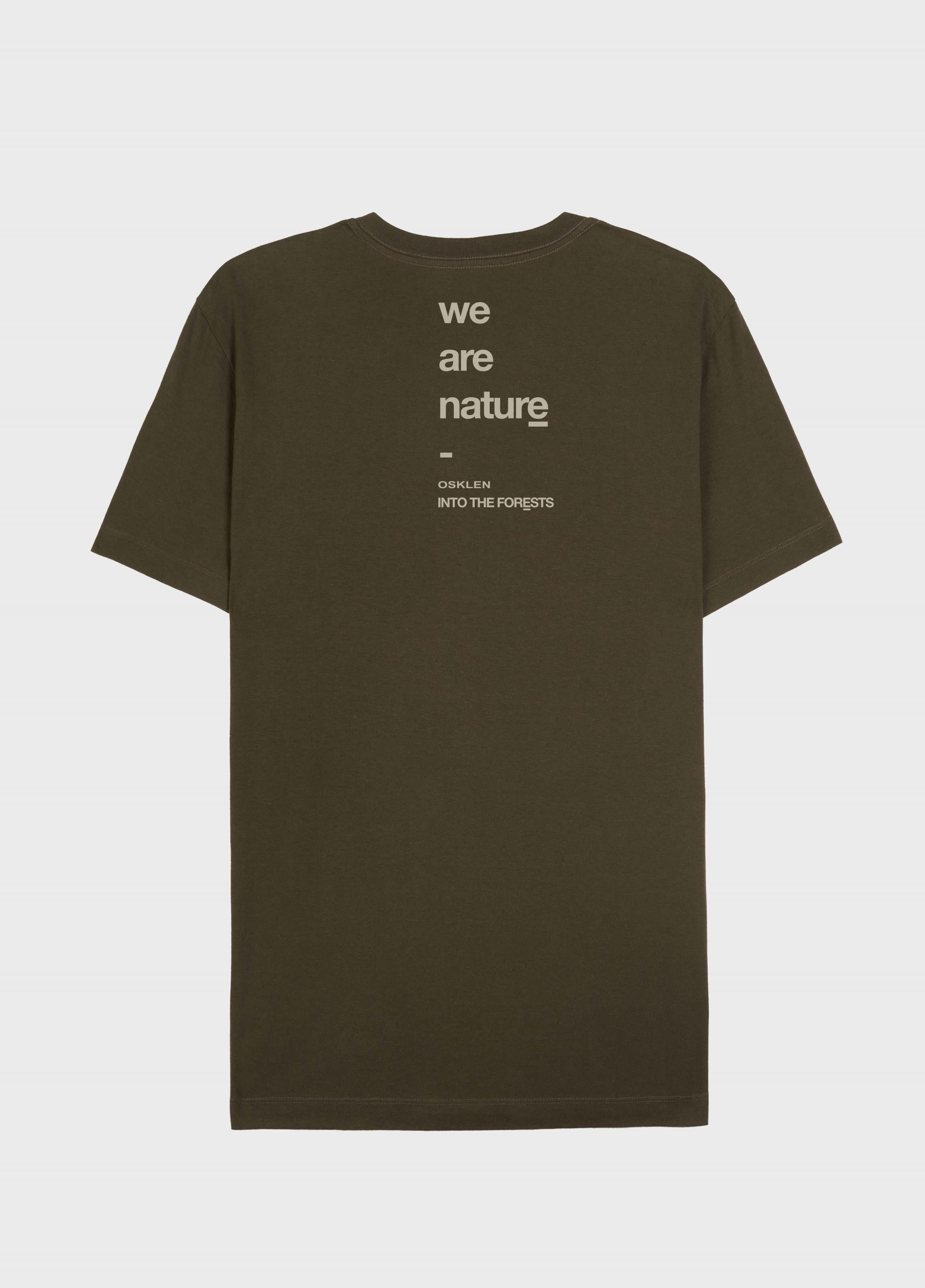 T-SHIRT SLIM VINTAGE OSK WE ARE NATURE MC FOREST