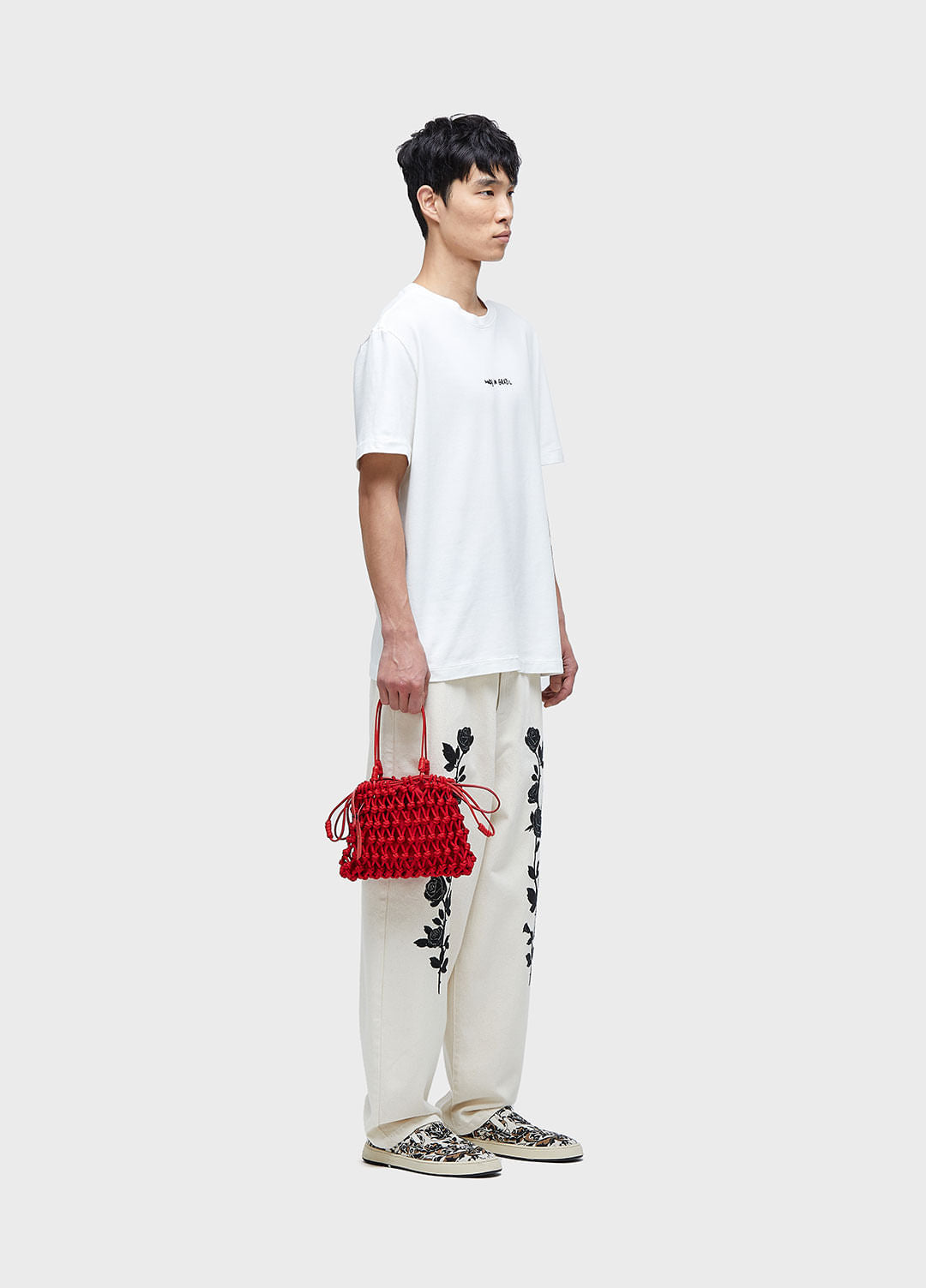 T-SHIRT MADE IN BRAZIL BORDADO MC OFF-WHITE