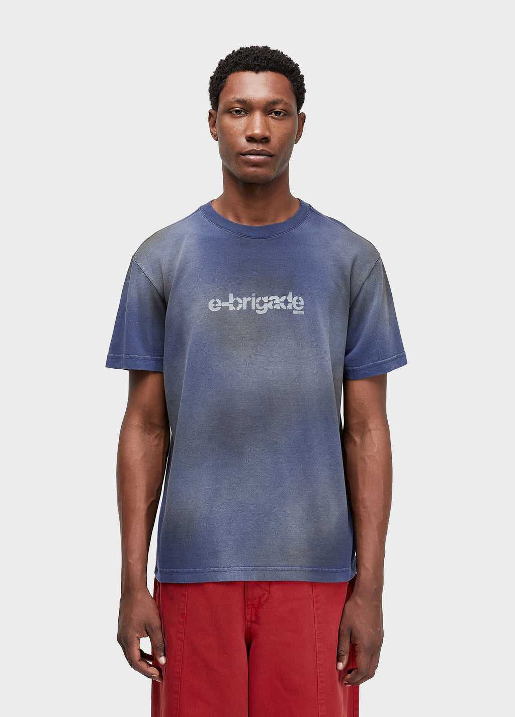 T-SHIRT USE MARKS WASHED EBRIGADE MC