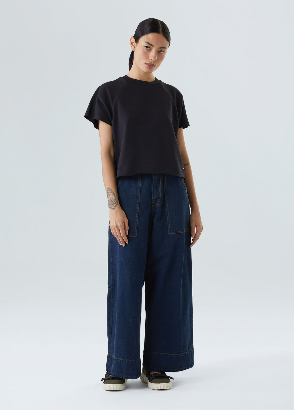 BLUSA MOLETOM DOUBLE FACE VIES PRETO