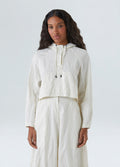 CASACO COTTON CANGURU OFF-WHITE
