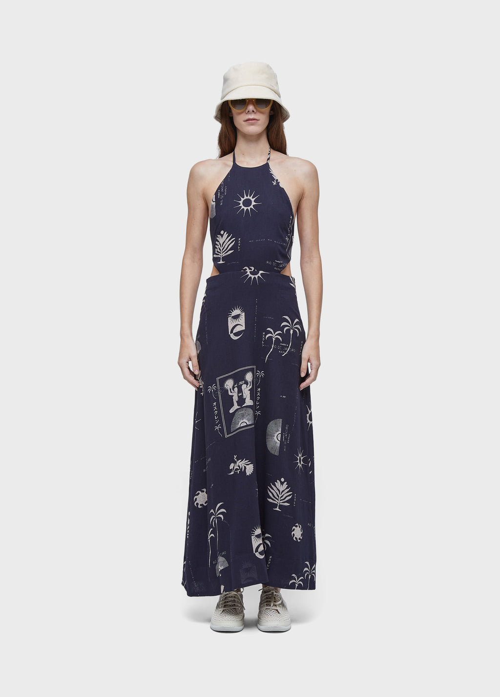 VESTIDO AMARRACAO LONGO 1989