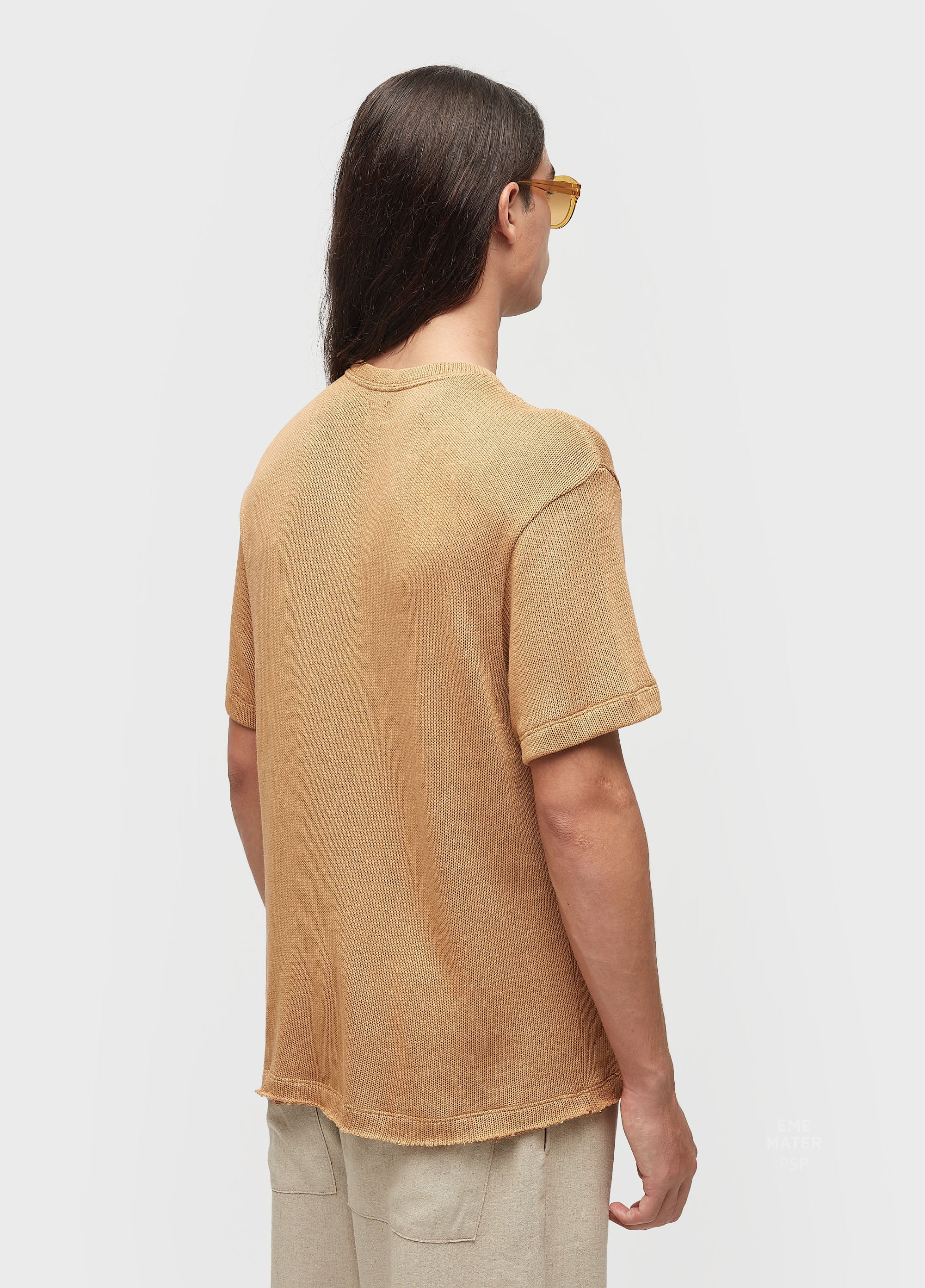 T-SHIRT OVER KNIT RUSTIC MC