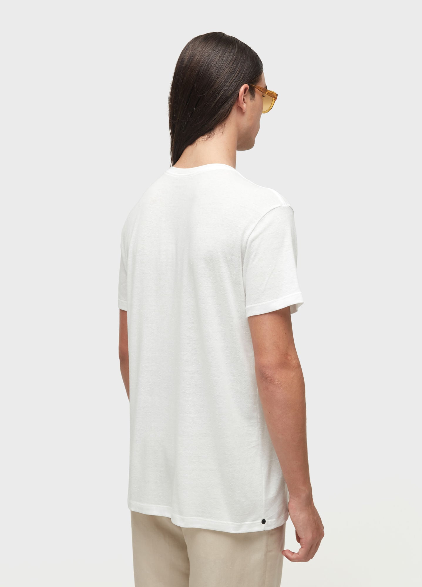 T-SHIRT RUSTIC POCKET E-BASICS MC II OFF-WHITE