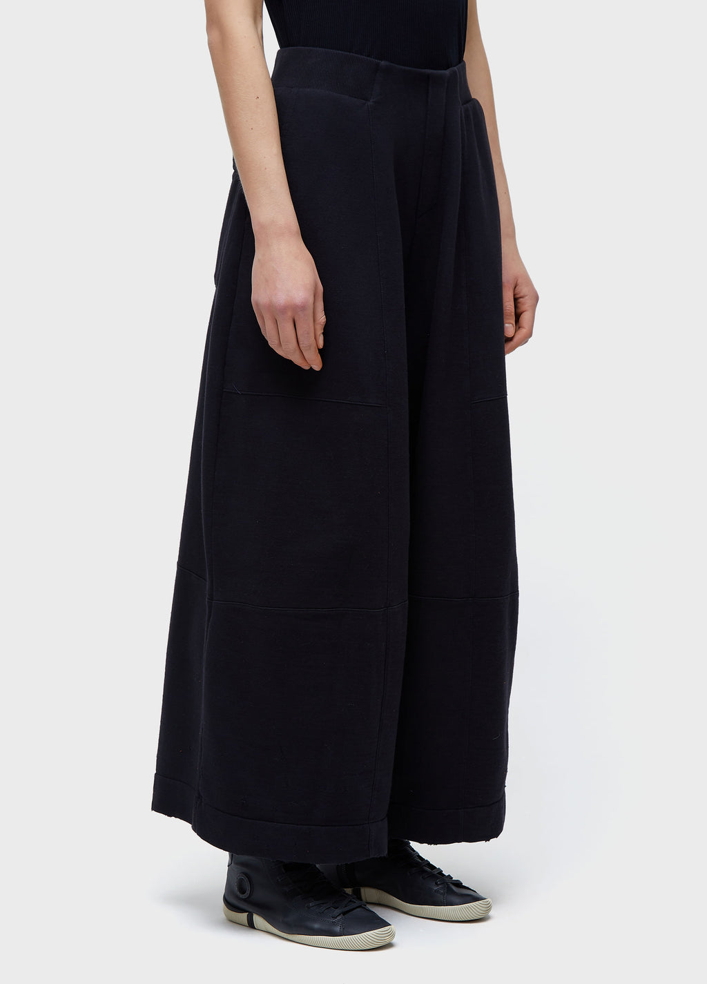 CALCA FEM FRAYED PRETO