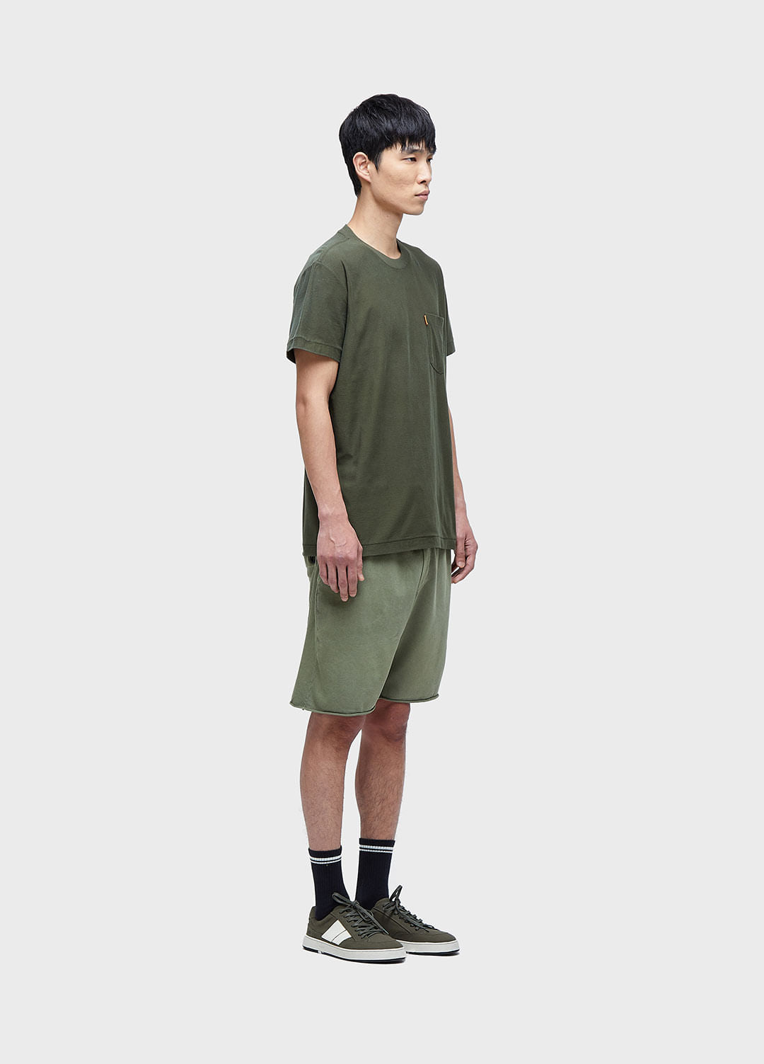 T-SHIRT WASHED POCKET SPOT MC