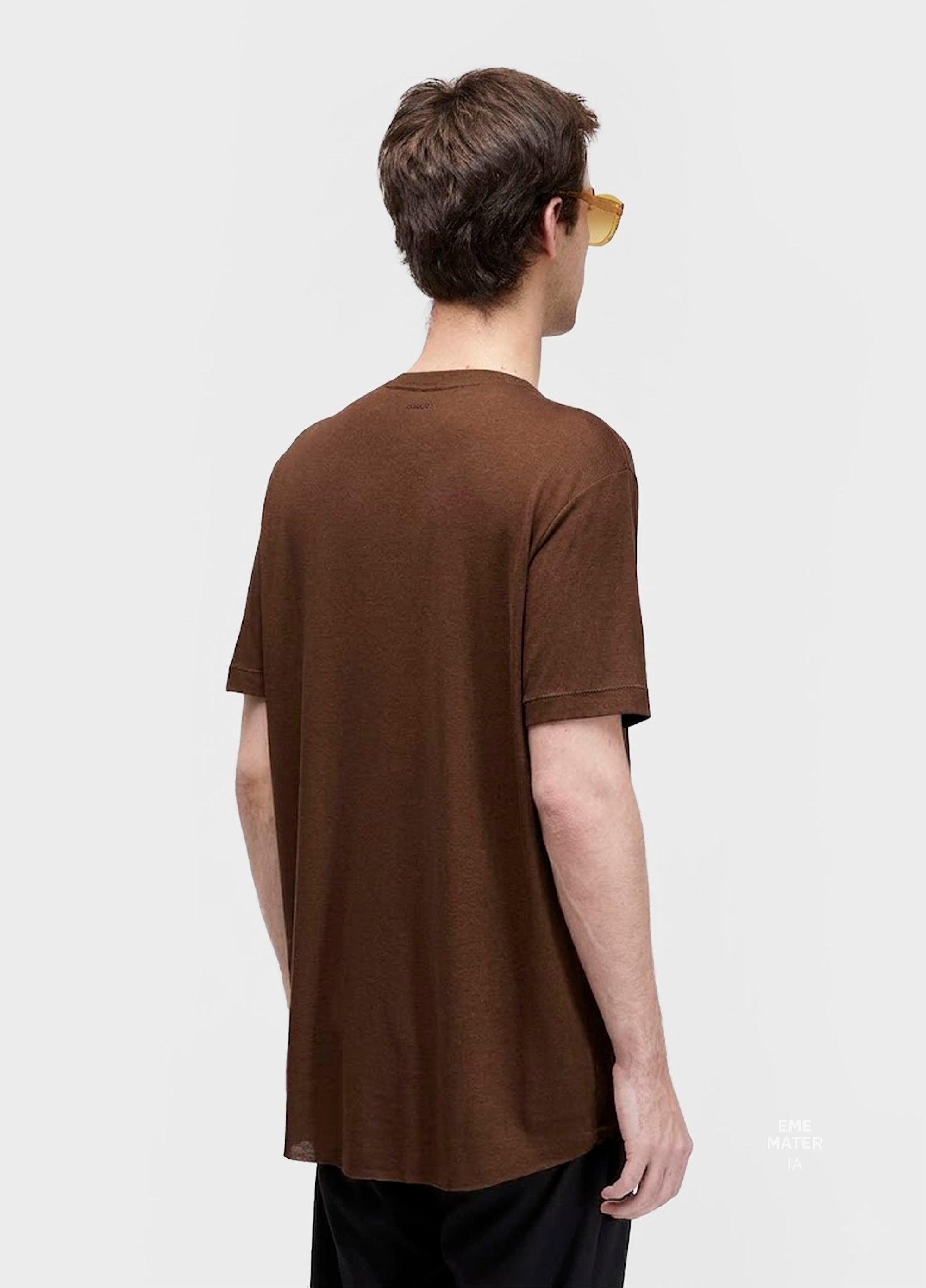T-SHIRT LIGHT LINEN BUTTERFLY MC