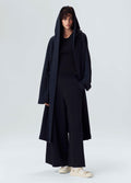 TRENCH COAT MOLETOM CHENILLE PRETO