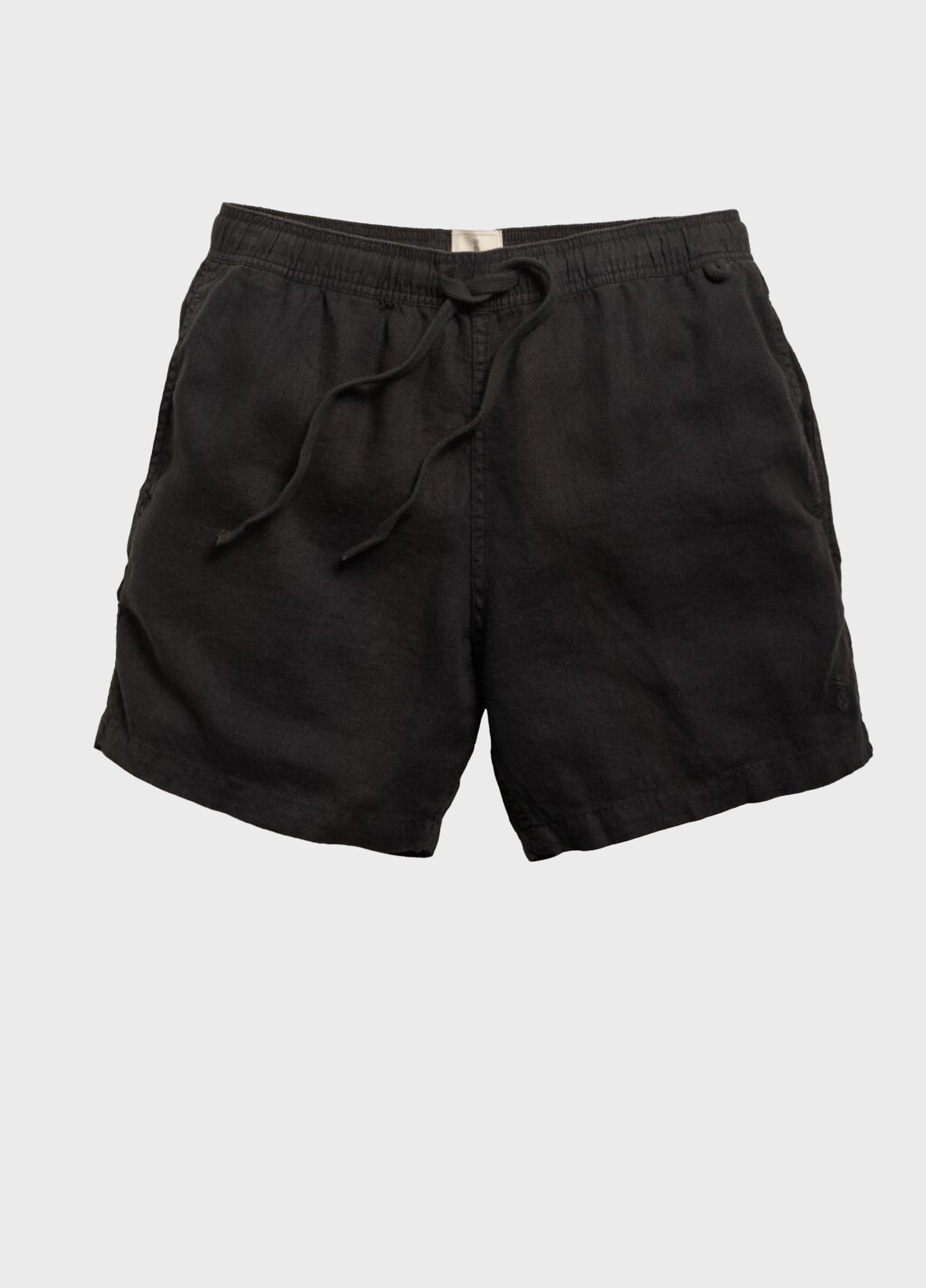 SHORT 100% LINHO PRETO