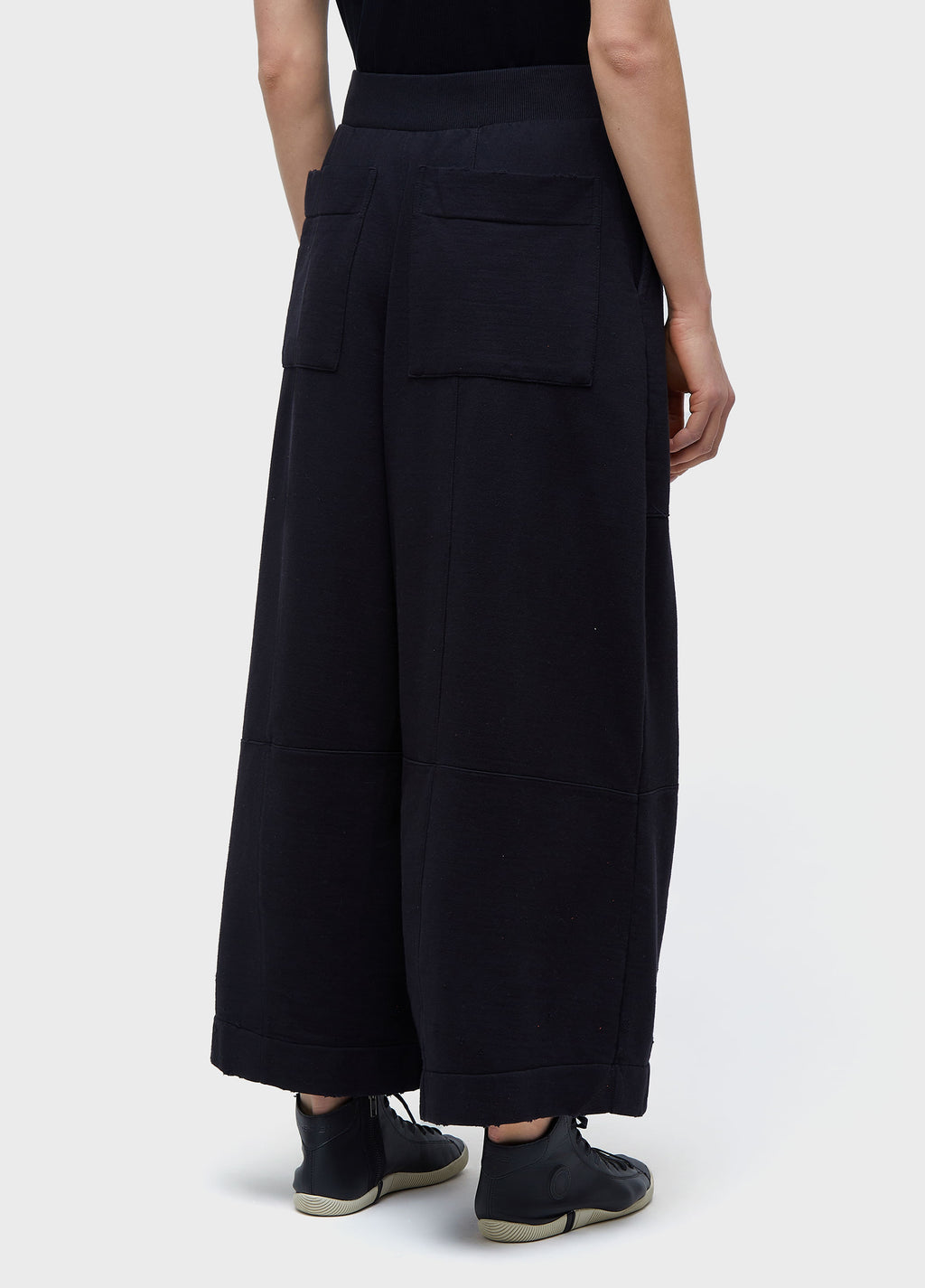 CALCA FEM FRAYED PRETO