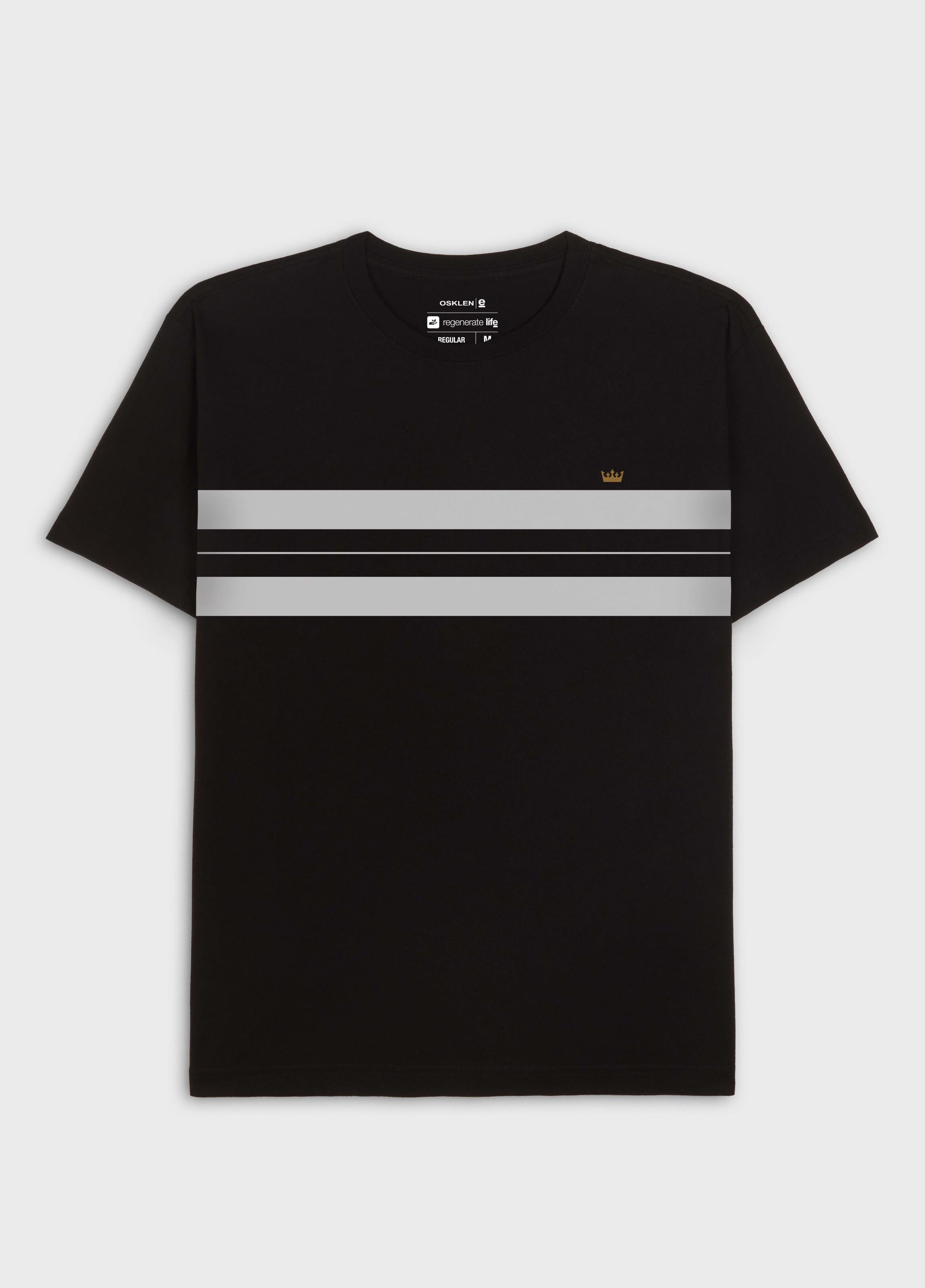 T-SHIRT VINTAGE LISTRADO PRANCHAO MC