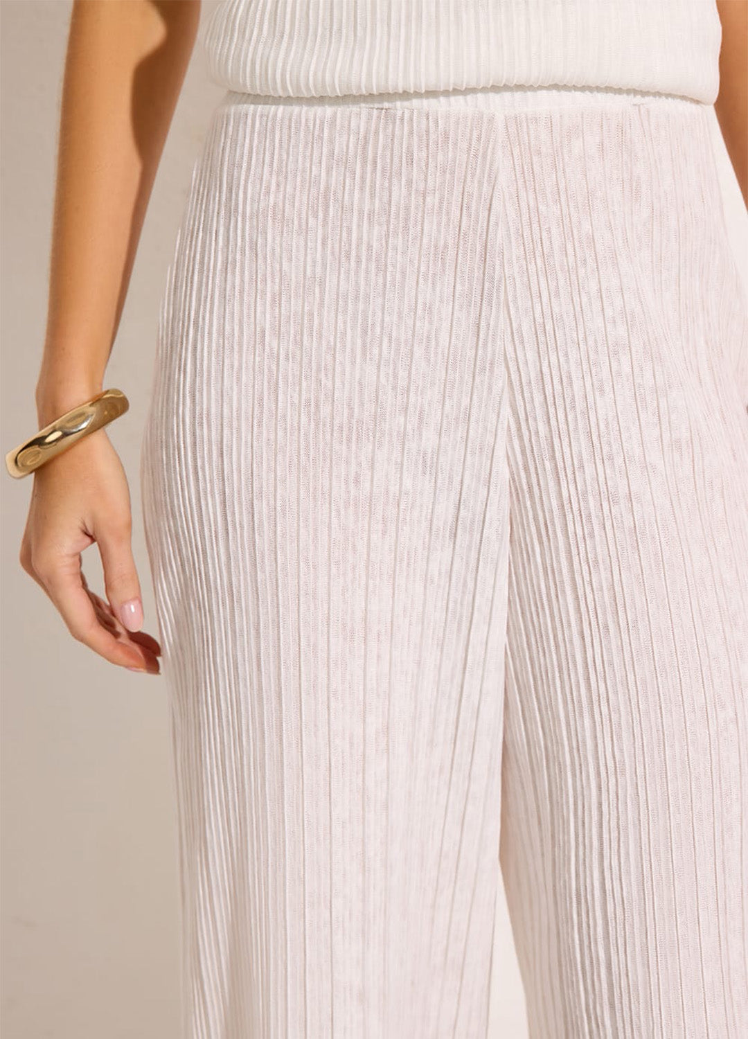CALÇA PLISSADA