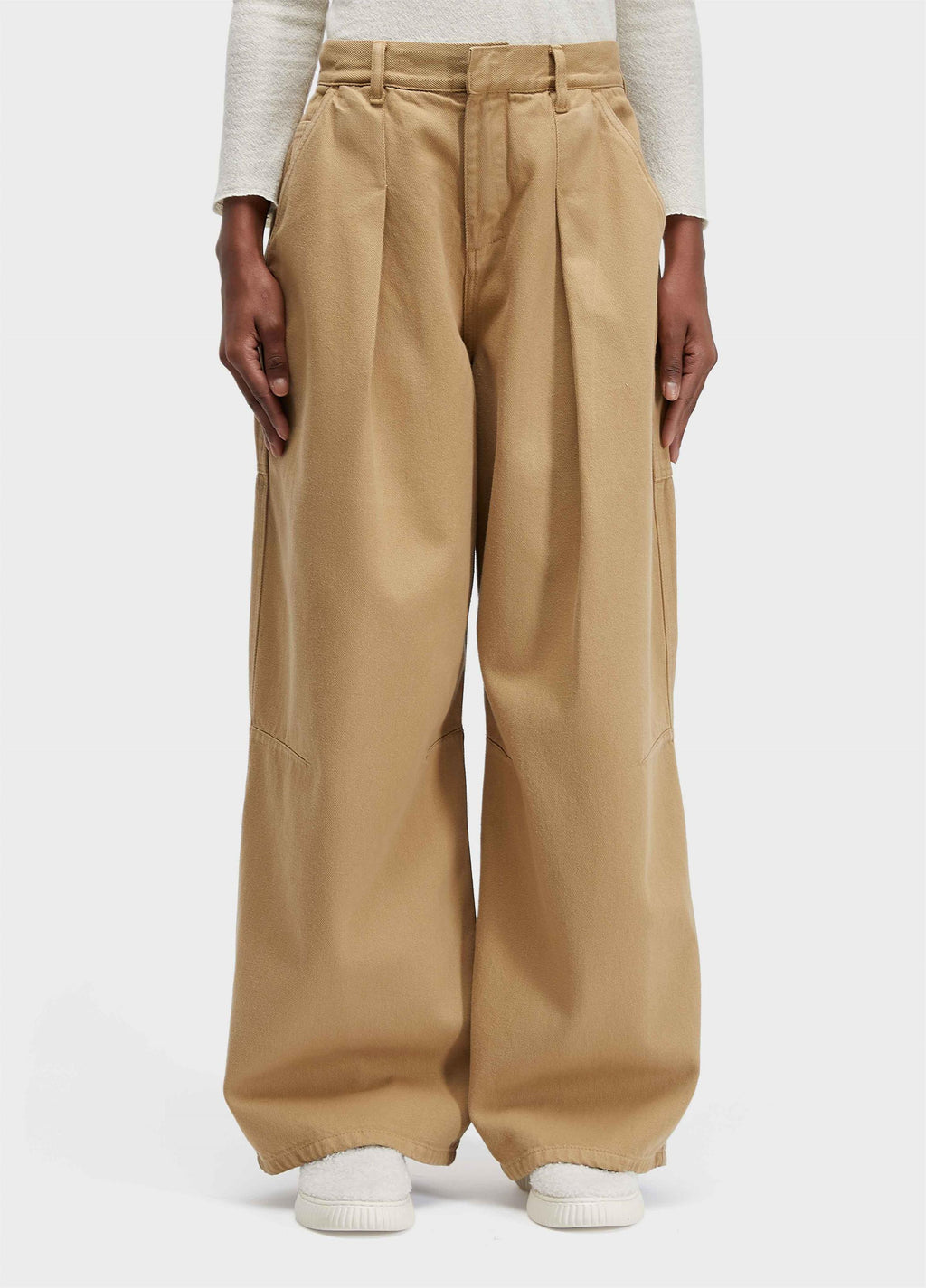 CALÇA PREGAS OVER DENIM