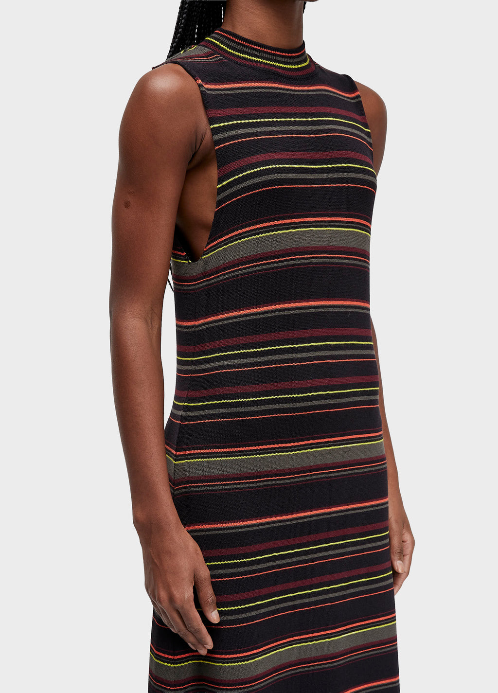 VESTIDO TRICOT LISTRADO