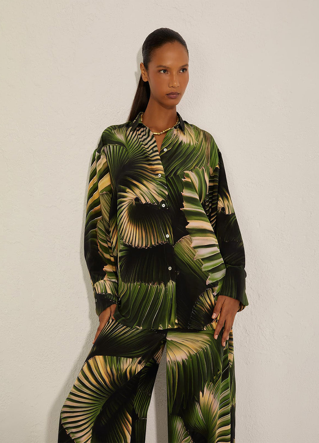 CAMISA SEDA OVERSIZED ORIGAMI