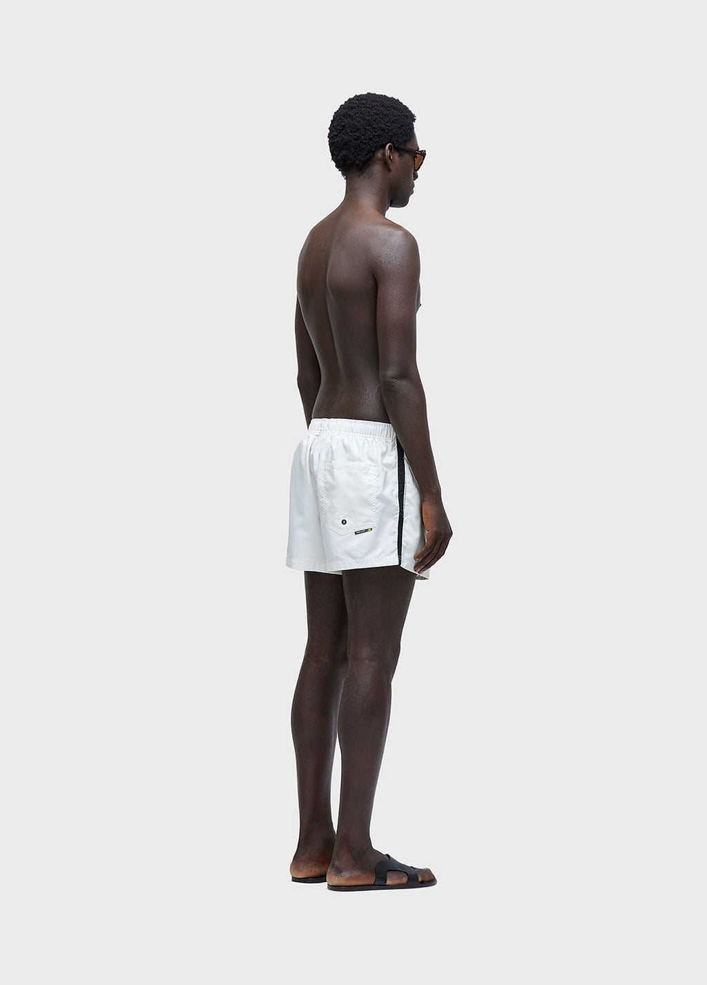 SHORT RESORT AQUAONE RIPSTOP OFF-WHITE/PRETO
