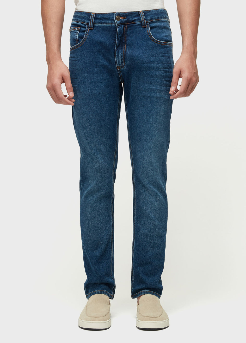 CALCA JEANS COMFORT NEW AZUL ESCURO