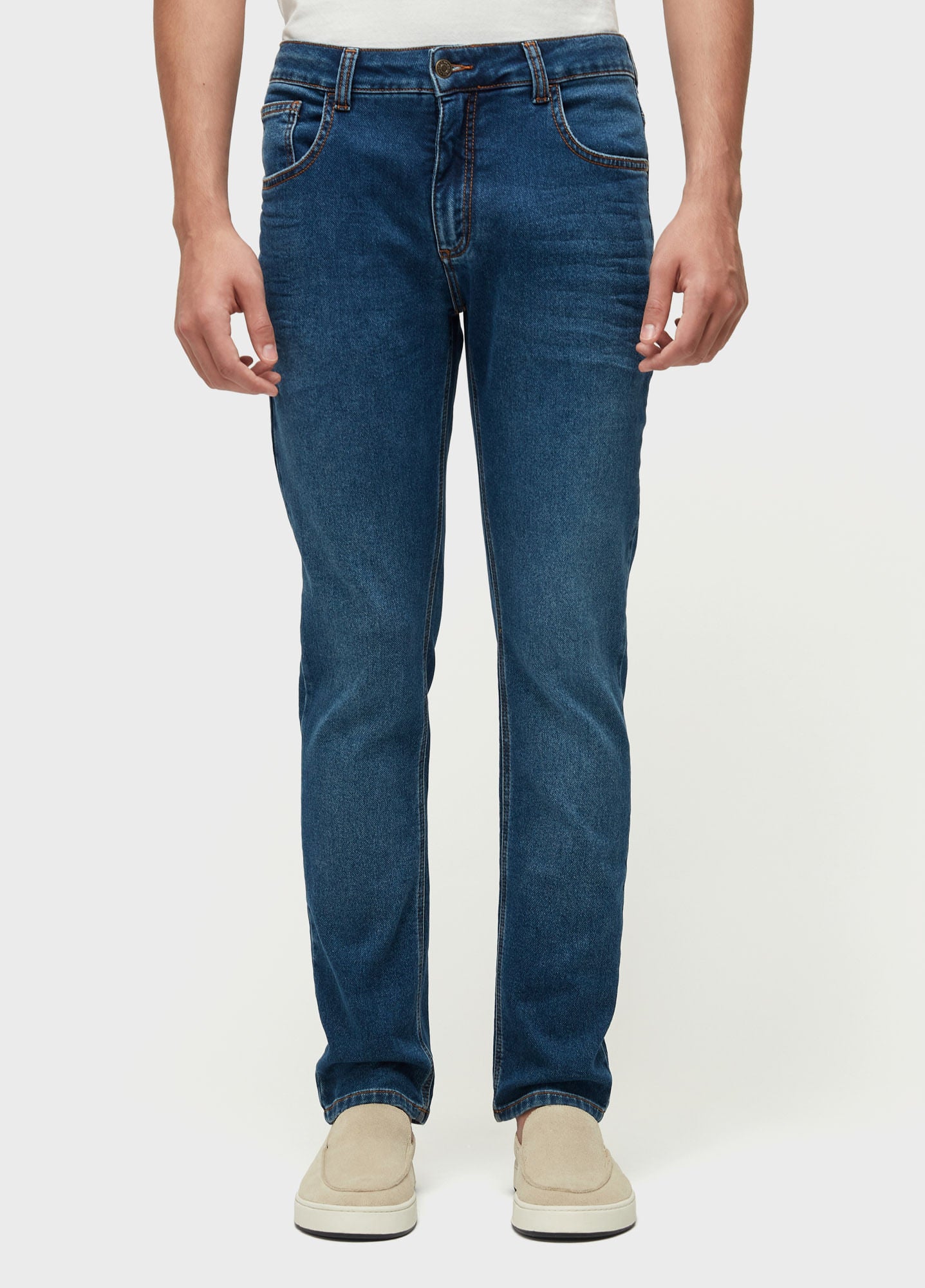CALCA JEANS COMFORT NEW AZUL ESCURO