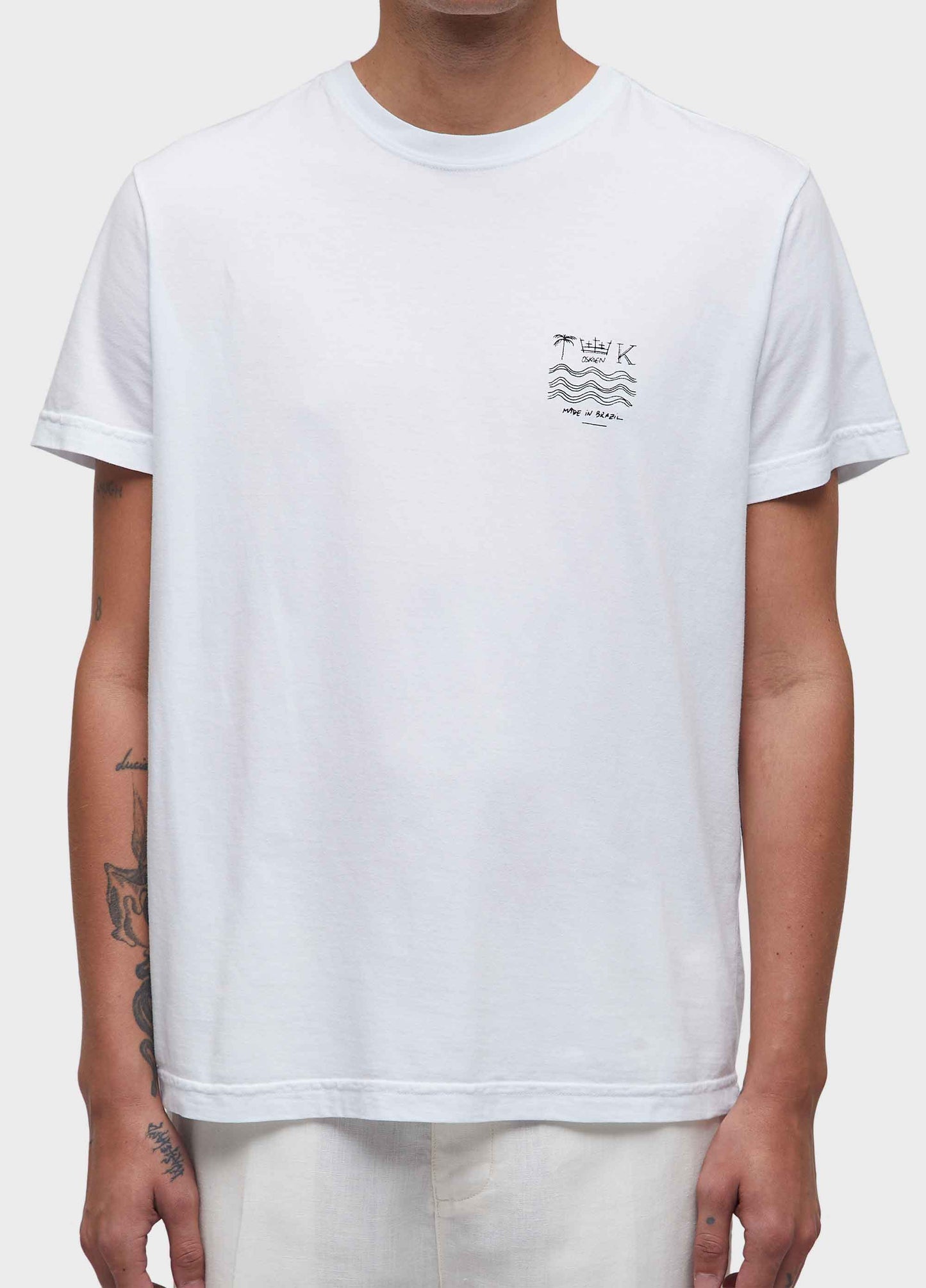 T-SHIRT STONE BRASÃO NAIVE MC