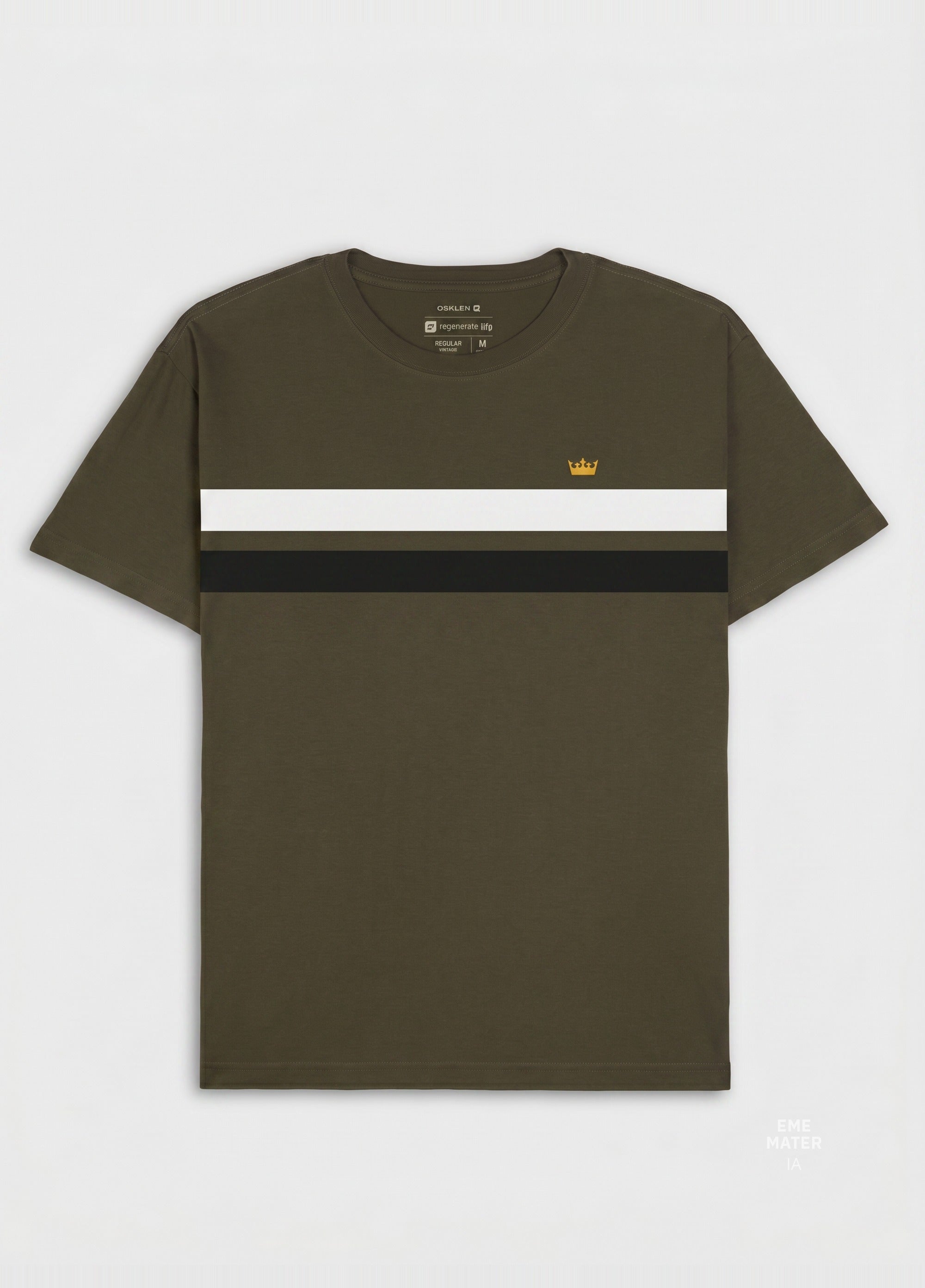 T-SHIRT VINTAGE LIST BICOLOR