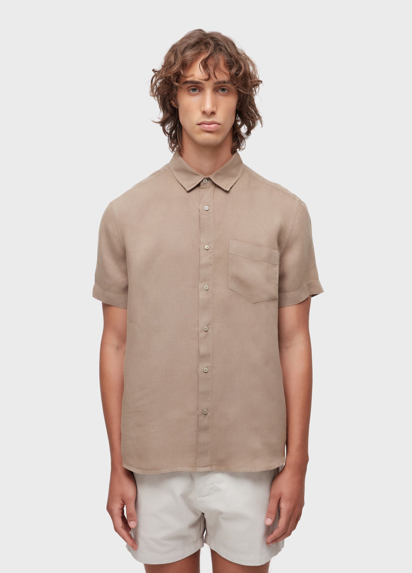 CAMISA CLASSIC LINEN MC