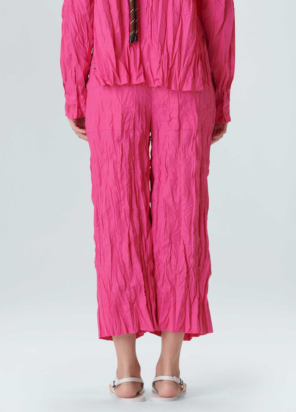 CALÇA TRICOLINE WRINKLED