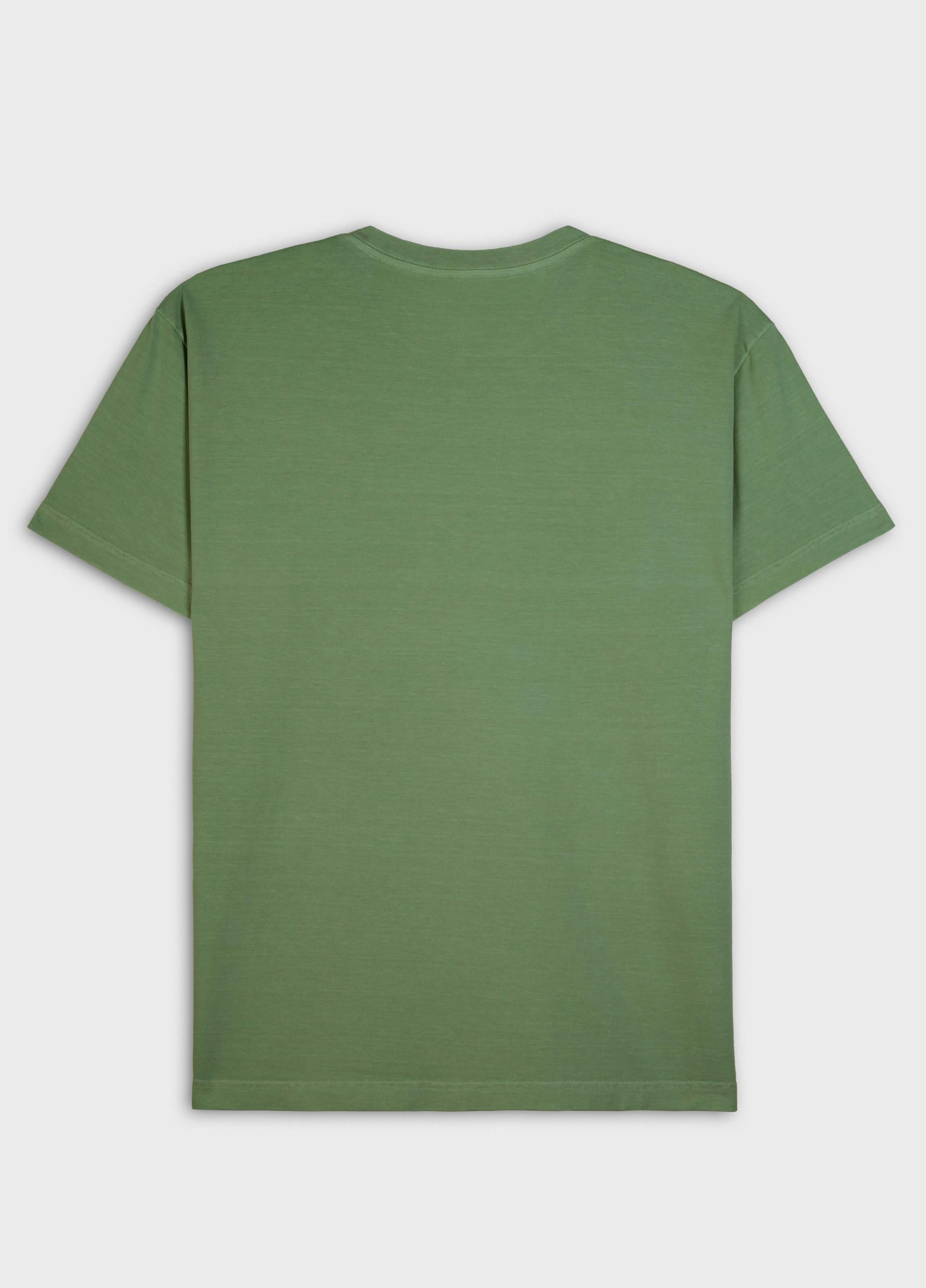 T-SHIRT STONE TRIDENTE MINI MC VERDE MATA