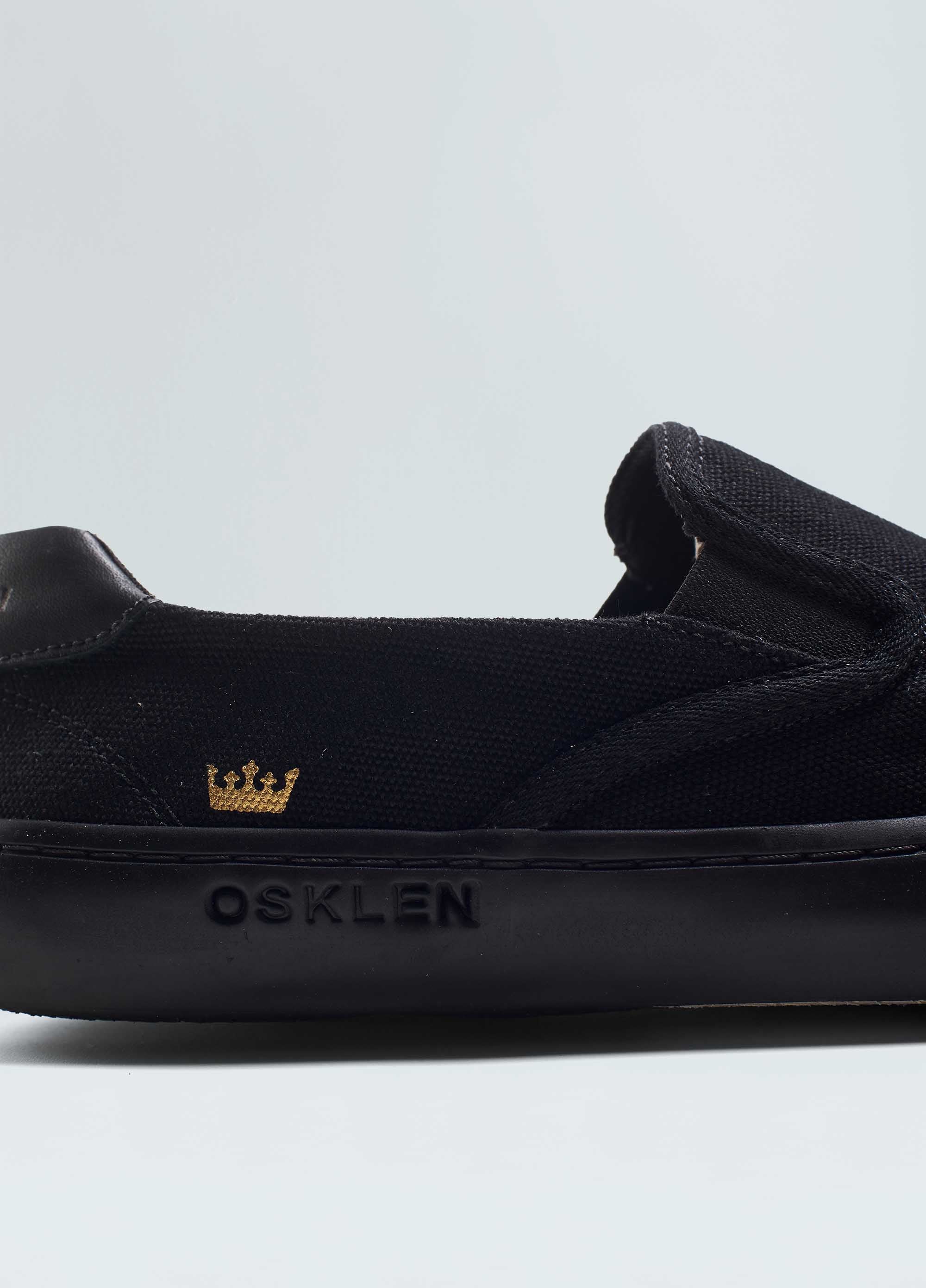 TÊNIS CANVAS SLIP ON BLACK SOLE M