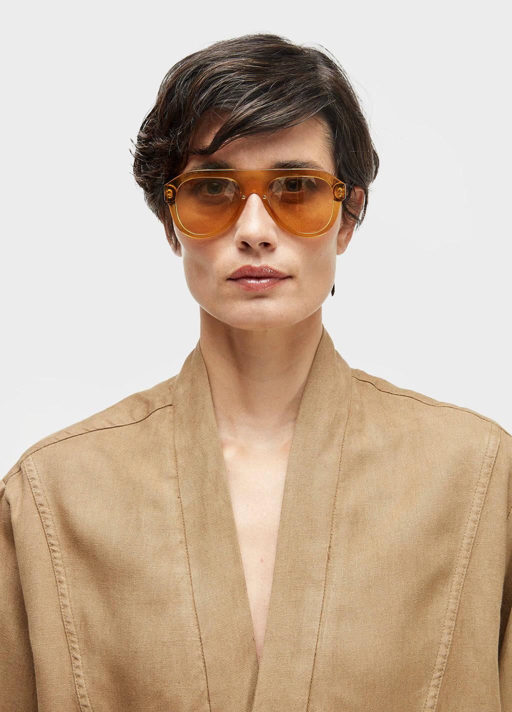 KIMONO PESPONTOS LINEN