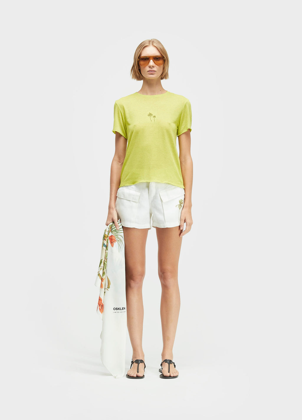 SHORT LINEN RJ COLOR