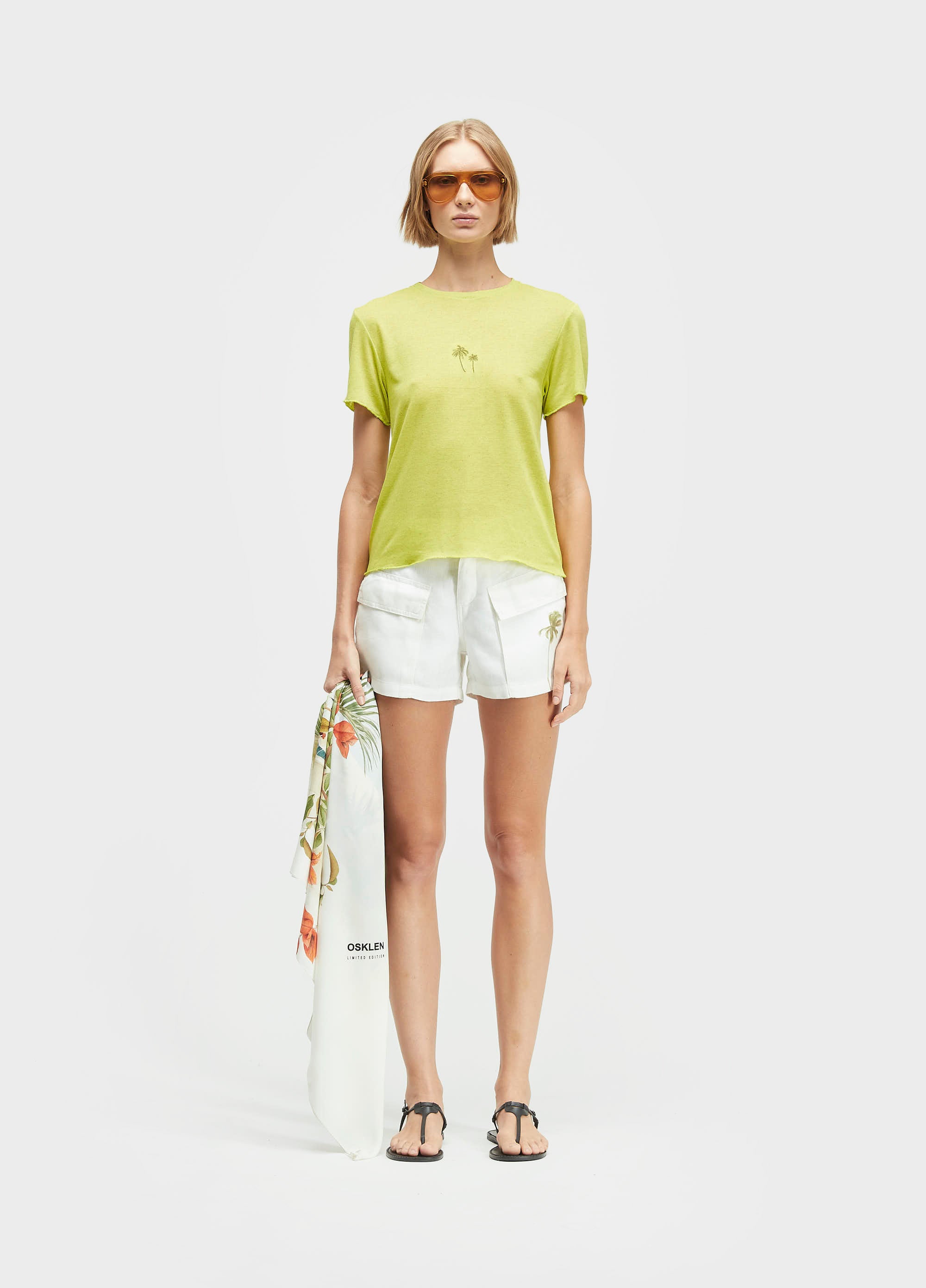 SHORT LINEN RJ COLOR