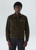 OVERSHIRT CORDUROY BOXED THIN ML FOREST