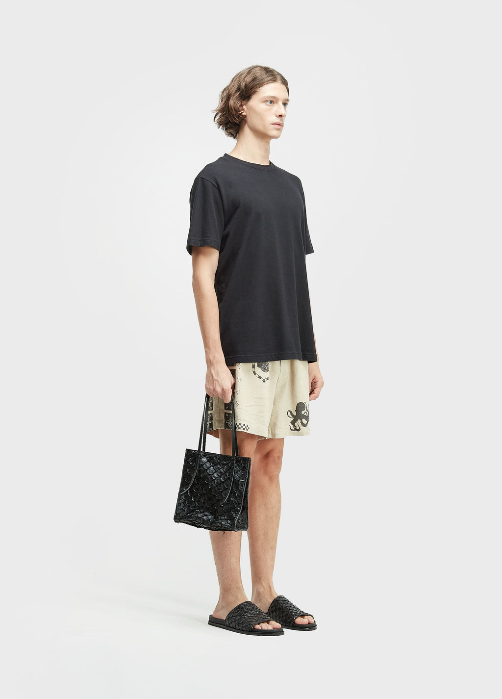 BOLSA PIRARUCU KAI PRETO/PRETO