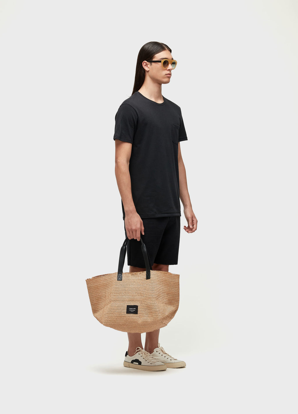T-SHIRT RUSTIC POCKET E-BASICS MC II PRETO