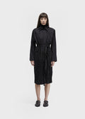 TRENCH COAT WRINKLED TRICOLINE
