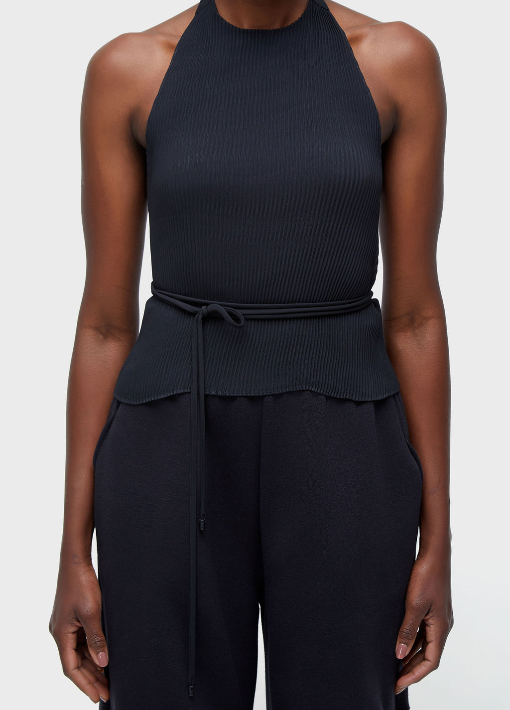 BLUSA FRENTE ÚNICA PLISSADA